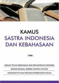 Kamus sastra Indonesia dan kebahasaan
